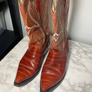 Real Eel Womens Western (Cowboy) Boots
